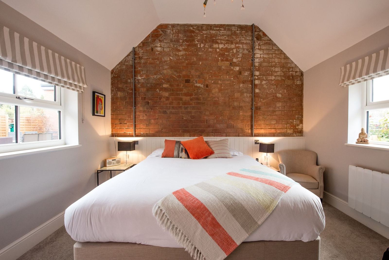 A bedroom at The Manor House, Quorn