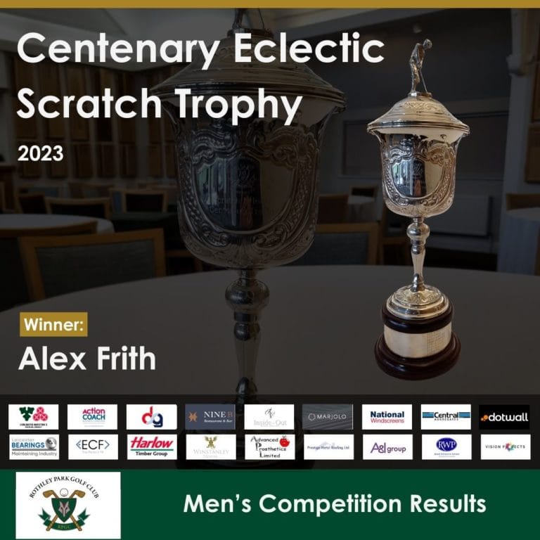 Men’s competition. Centenary Eclectic Scratch Trophy 2023