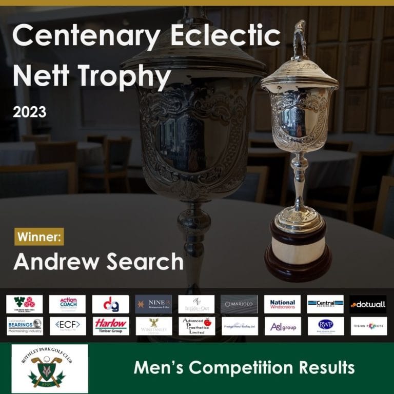 Men’s competition – Centenary Eclectic Nett Trophy 2023