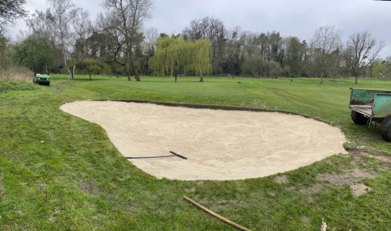 Greenside Practice Bunker Now Ready
