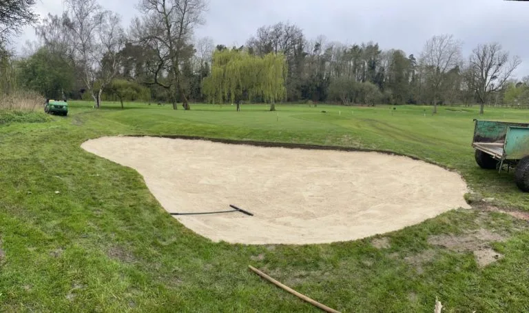 Greenside Practice Bunker Now Ready