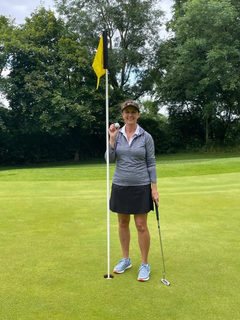 First Ever Hole in One For Kate Mackay