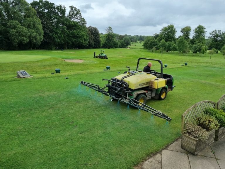 Wetting Agent and Clover Treatment Spraying