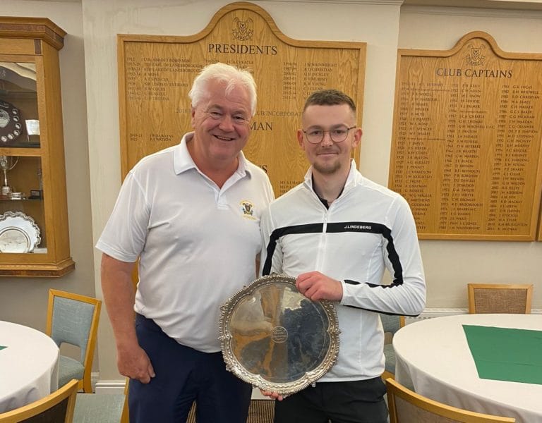 Jordan Henfrey Presented with the C.H. Allen Trophy