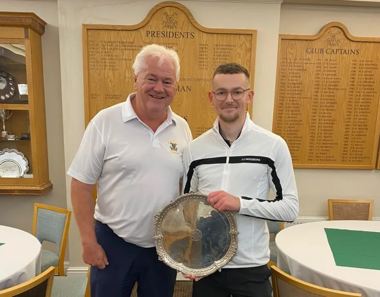Jordan Henfrey Presented with the C.H. Allen Trophy