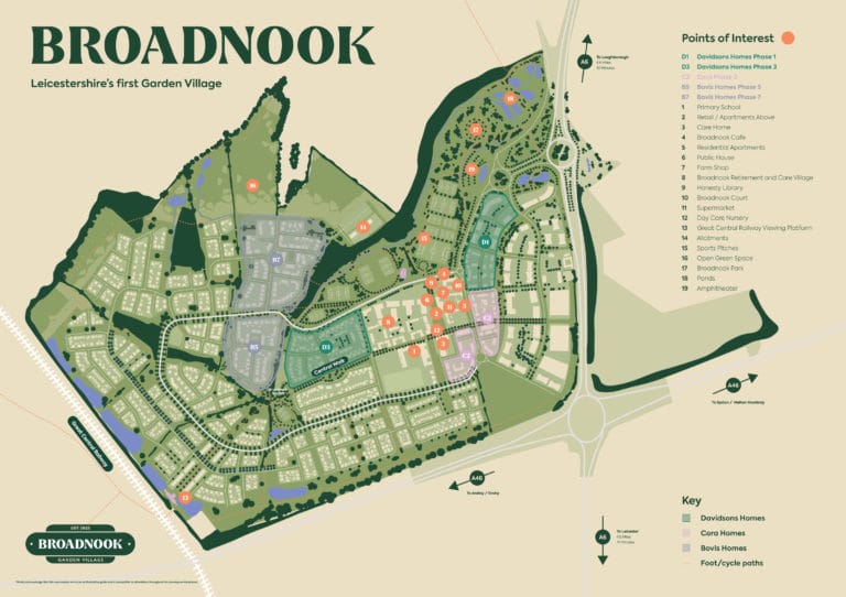 Broadnook Site Map