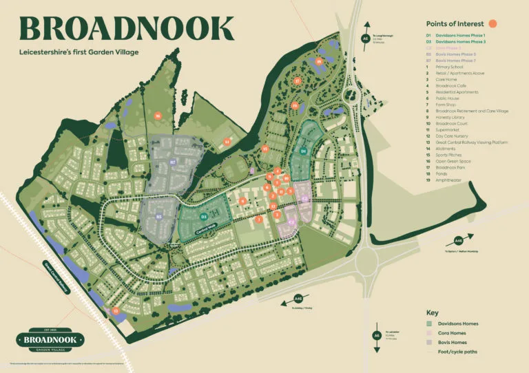 Broadnook Site Map