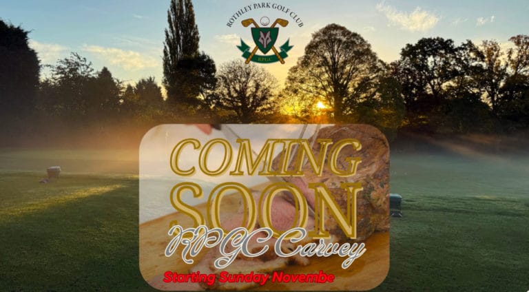 Carvery Starts this Sunday 3rd November 2024 at RPGC