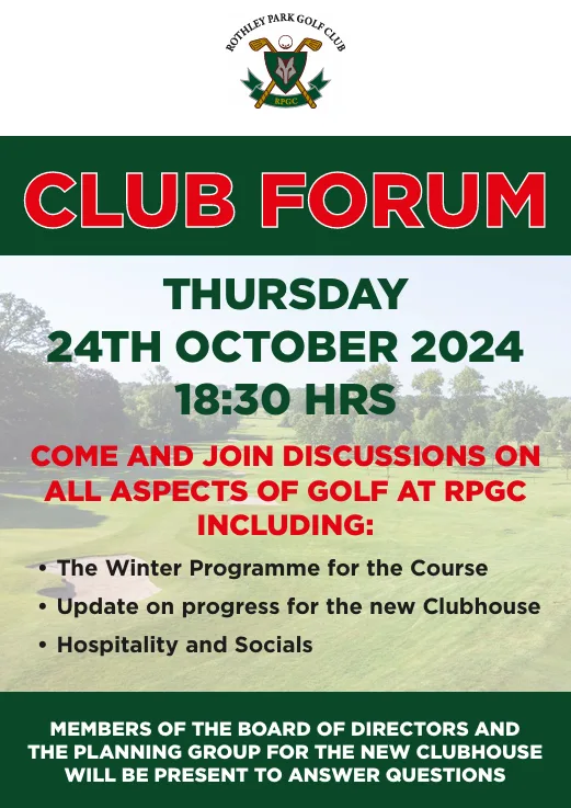 Please Come Along To the Club Forum