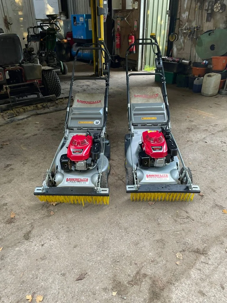 Two New Hand Mowers for Winter Tee Cutting