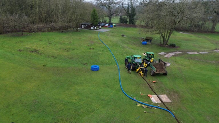 11th Drainage Work Underway