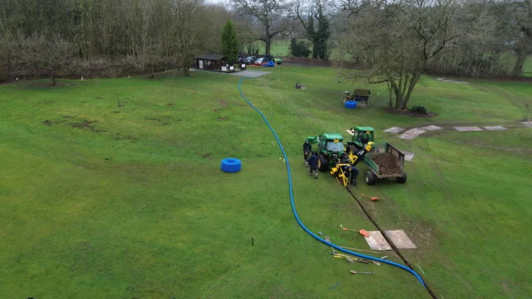 11th Drainage Work Underway