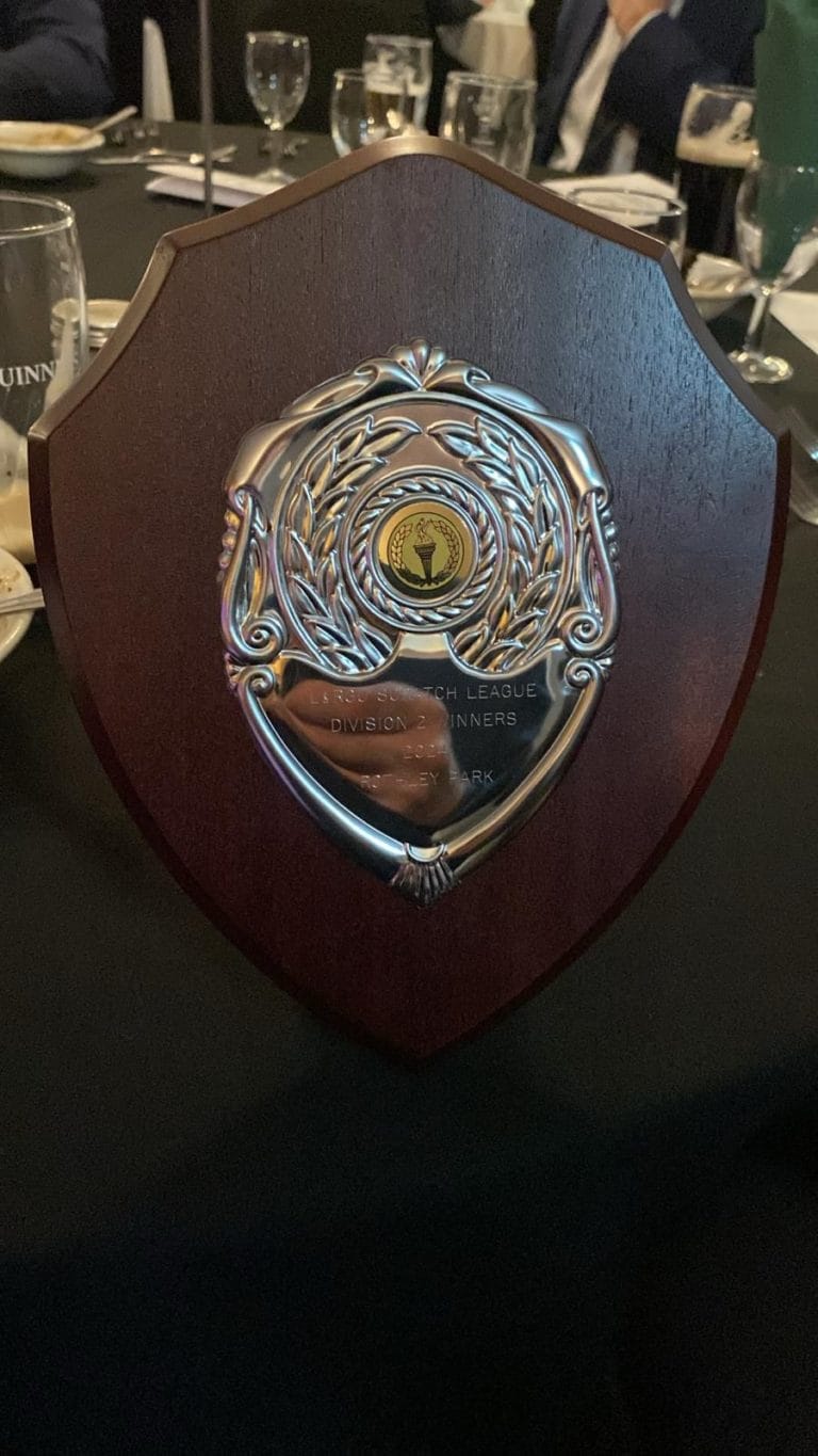 Men’s First Team Win Division 2 County Scratch League