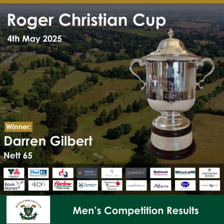 Roger Christian Cup Winner: Darren Gilbert