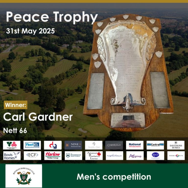 Peace Trophy 31st May 2025
