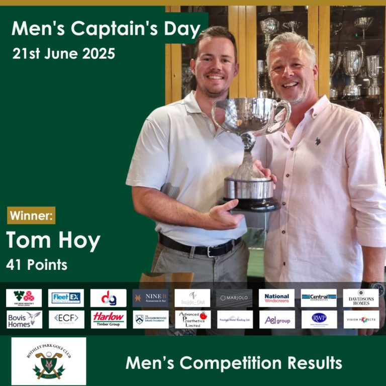 Men’s Captain’s Day 2025 – Tom Hoy