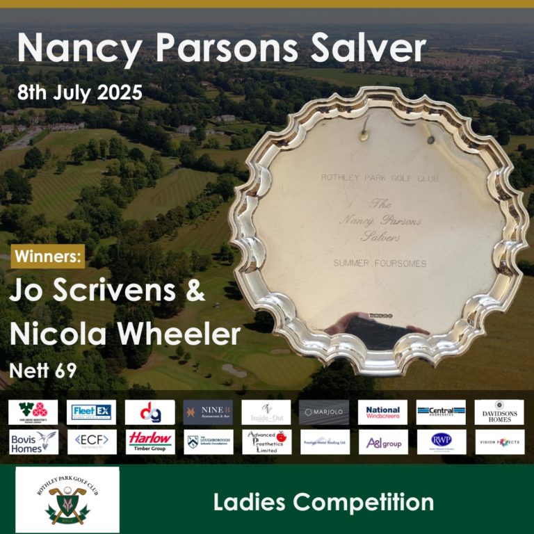 Nancy Parsons Salver 2025 results