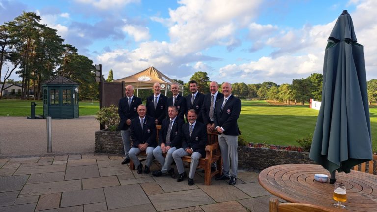 Steve Sansome in the Senior  Home Internationals