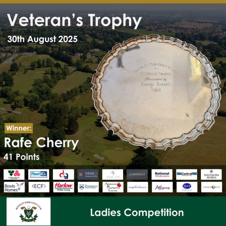 Rafe Cherry Takes Veteran’s Trophy 2025