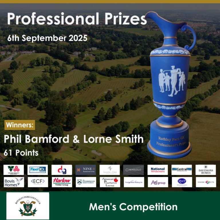 Professional Prizes – 6th September 2025