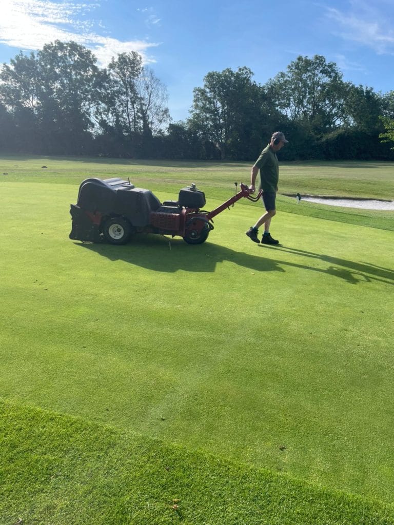 Essential Aeration to the Greens