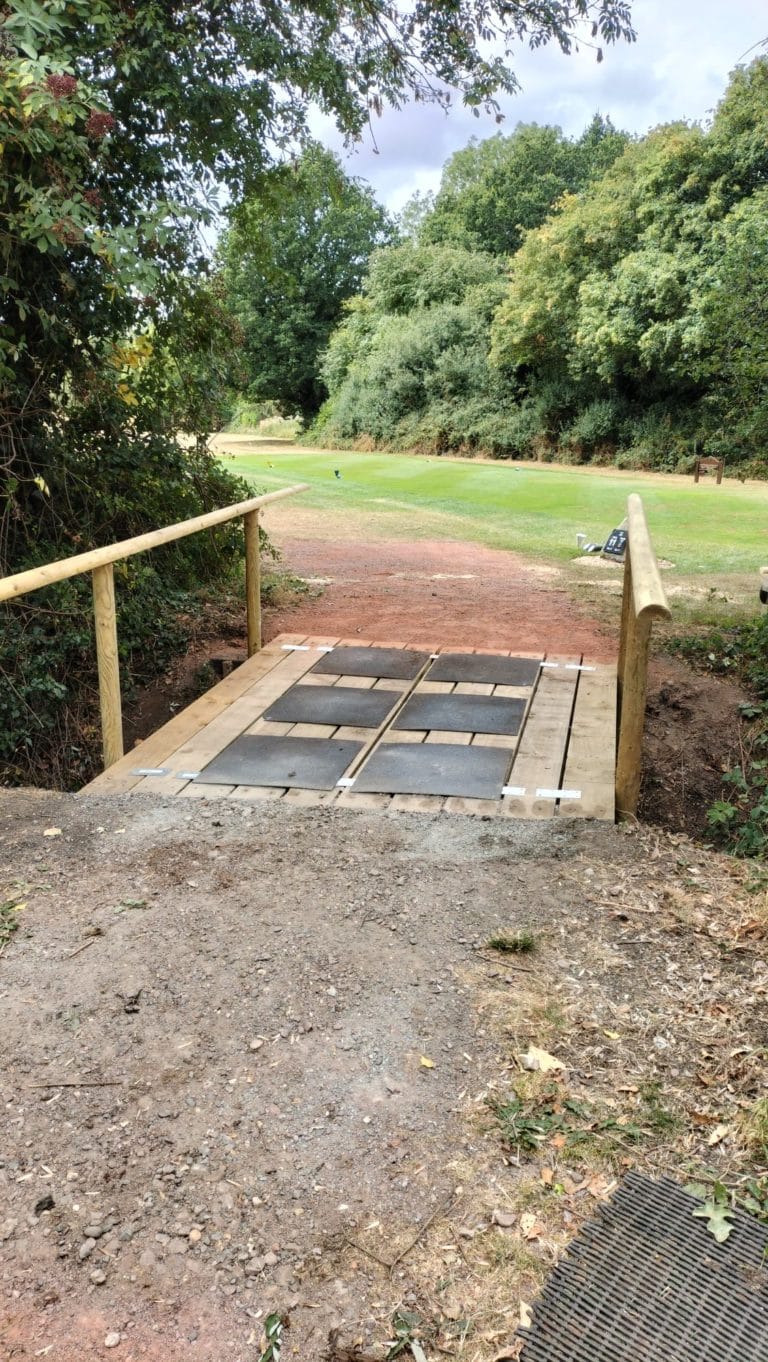 10th Hole Bridge Rebuilt